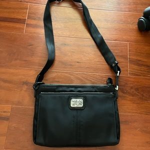 Black Nylon Brighton Cross Body Bag
